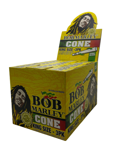 BOB MARLEY CONE KING SIZE - 3 PACK  33 PACK