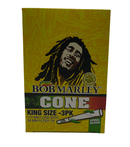 BOB MARLEY CONE KING SIZE - 3 PACK 33 PACK