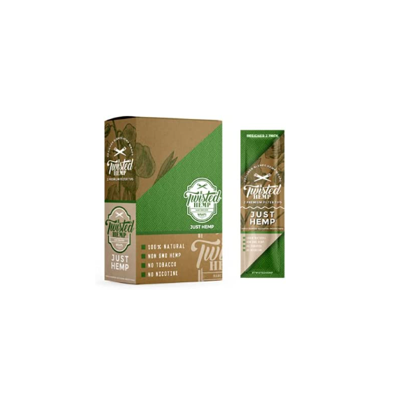 TWISTED HEMP WRAPS JUST HEMP 15PK