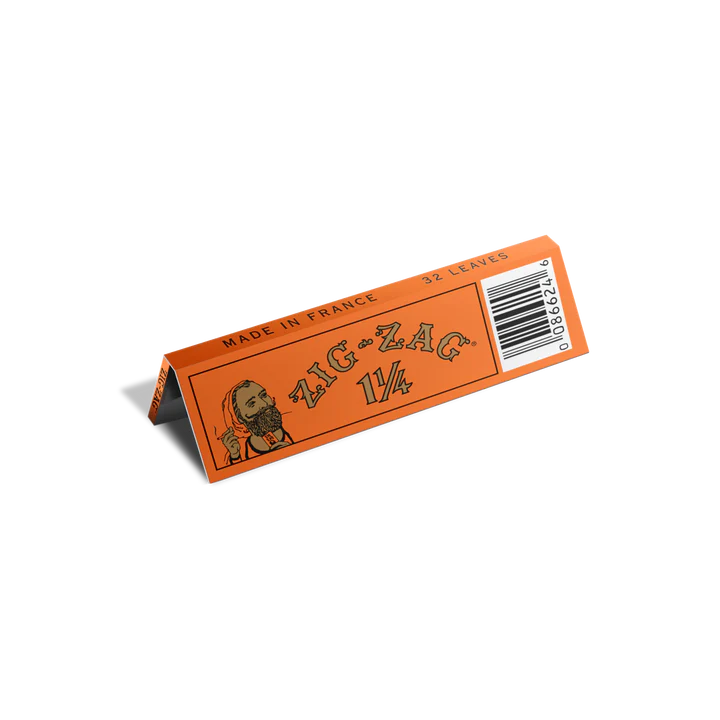 ZIG ZAG FRENCH ORANGE SLOW BURNING 1 -1/4 24 PACK
