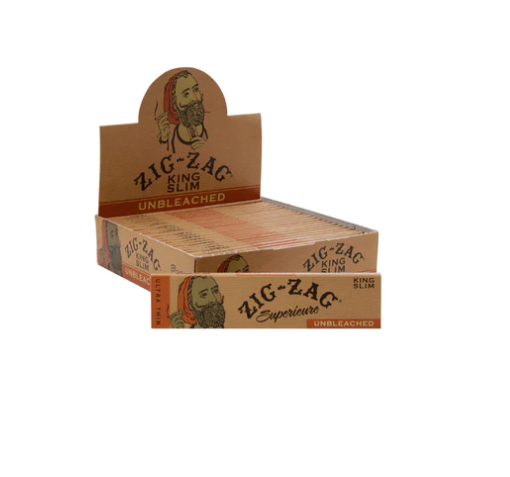 ZIG-ZAG UNBLEACHED KING SLIM 24 PACK