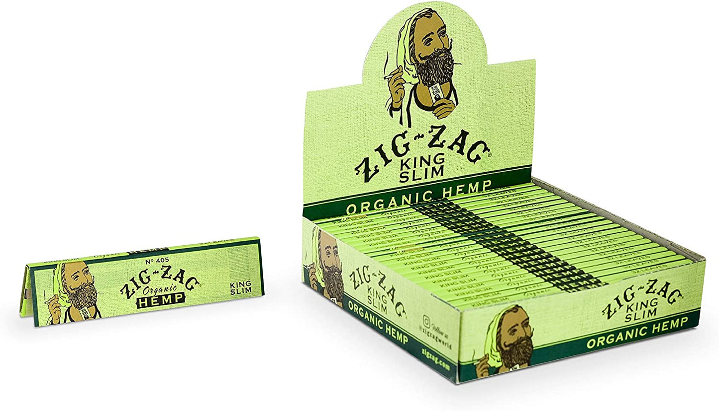 ZIG ZAG KING SLIM ORGANIC HEMP