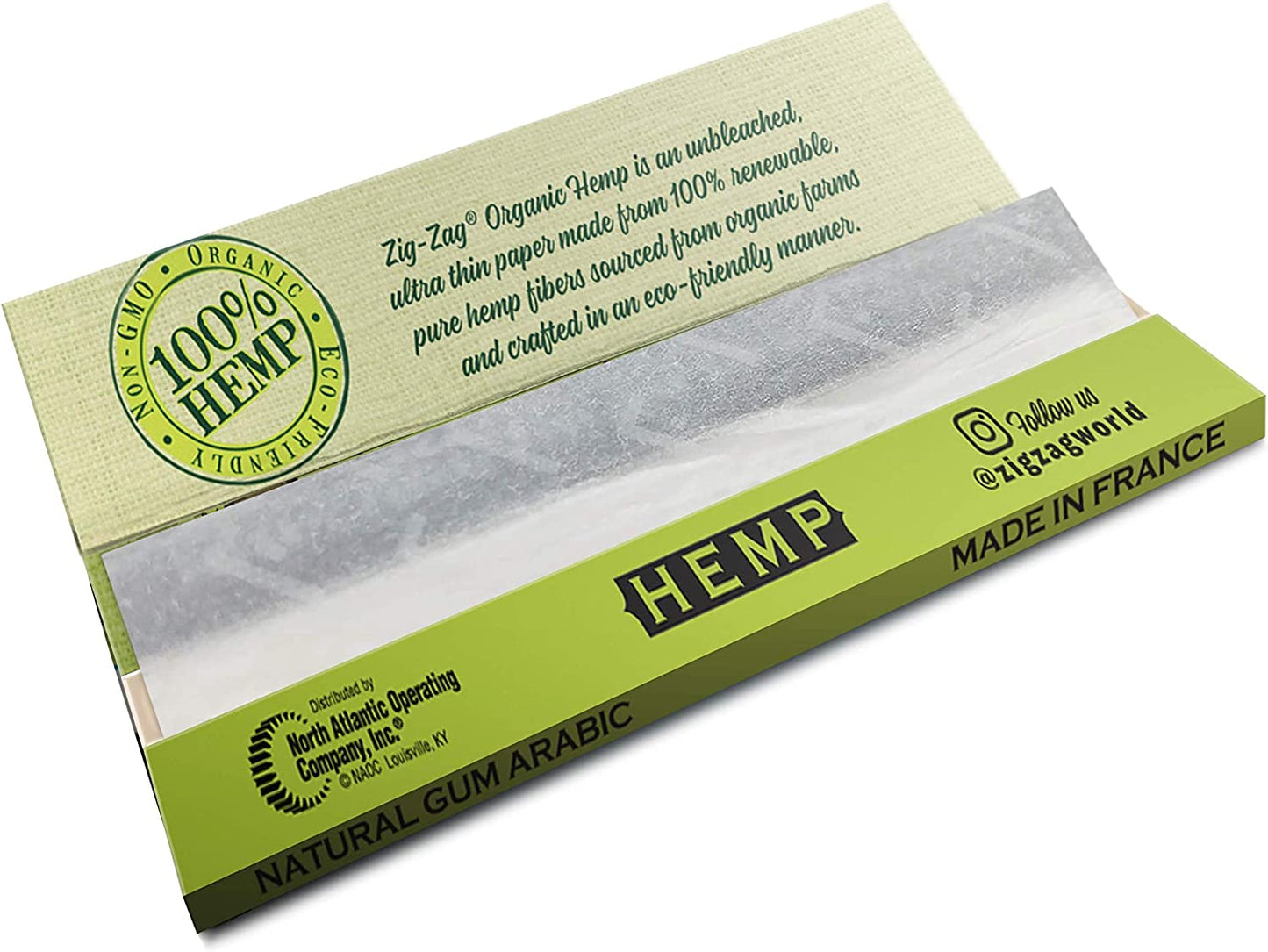 ZIG ZAG KING SLIM ORGANIC HEMP