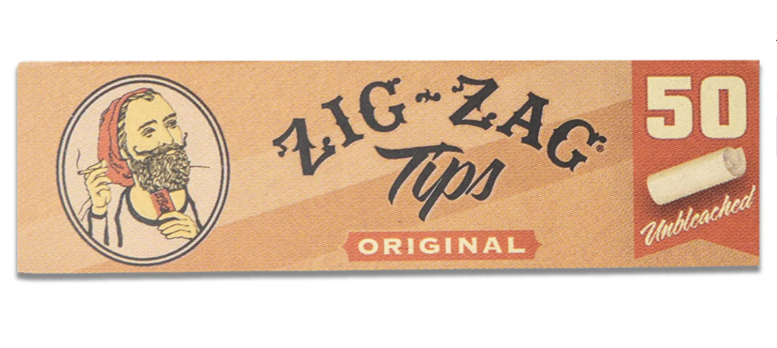 ZIG-ZAG UNBLEACHED TIPS 50 PACK