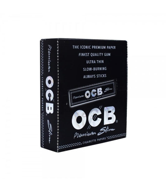 OCB SLOW BURN BLACK SLIM 24 PACK