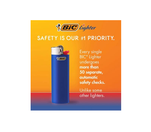BIC CLASSIC LIGHTERS 50-COUNT TRAY