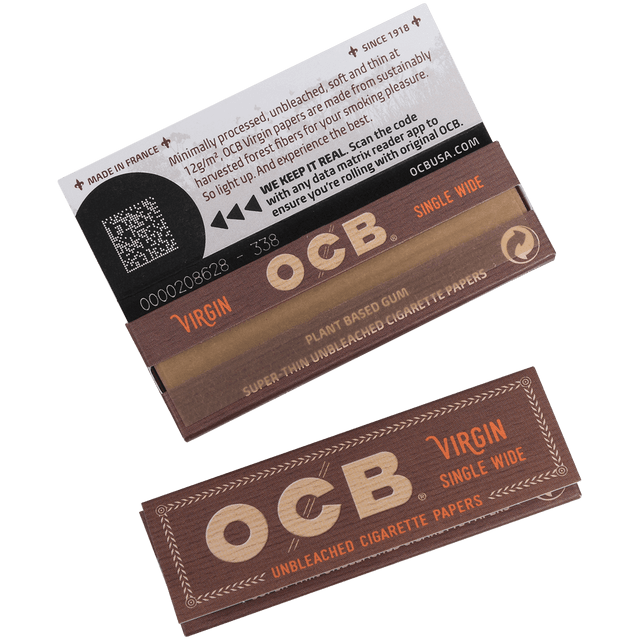 OCB VIRGIN SINGLE WIDE 24 PACK