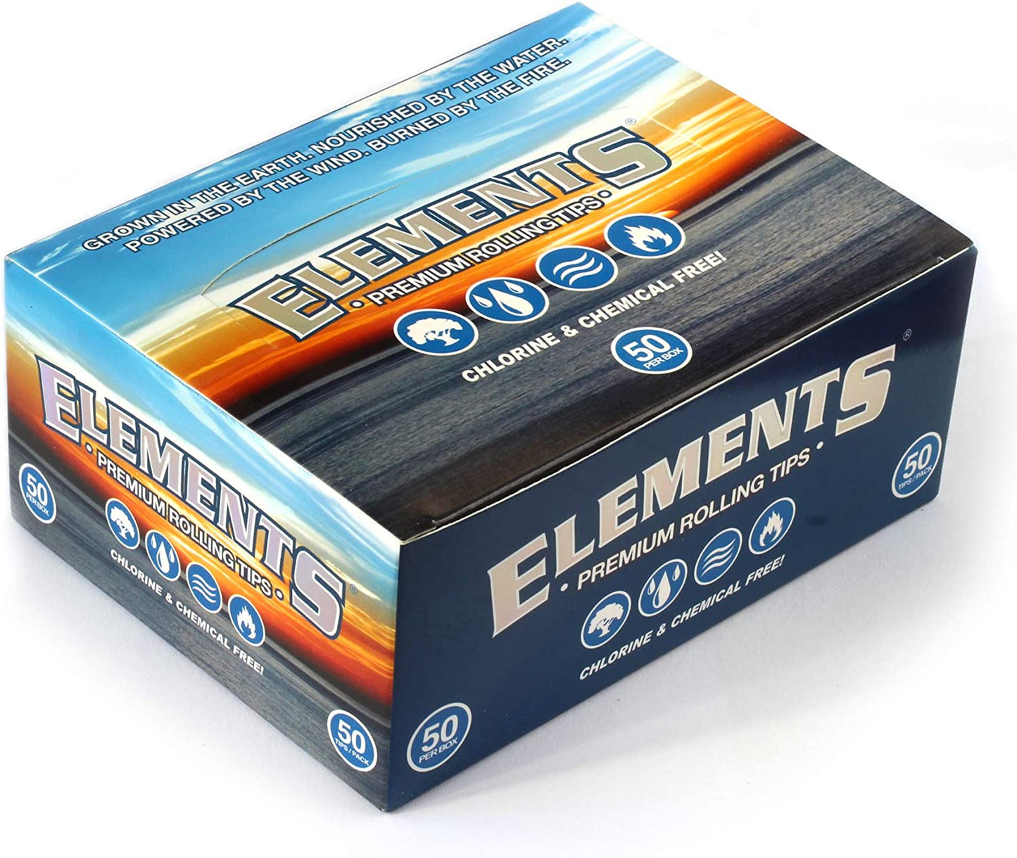 ELEMENTS TIP PERFORATED 50 PACK