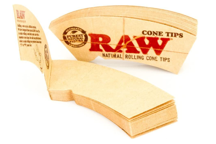 RAW CONE TIPS PERFECTO 24 PER BOX 32 TIPS PER BOOKLET
