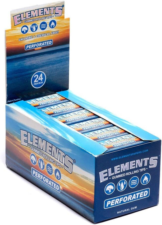 ELEMENTS TIPS GUMMED AND PERFORATED