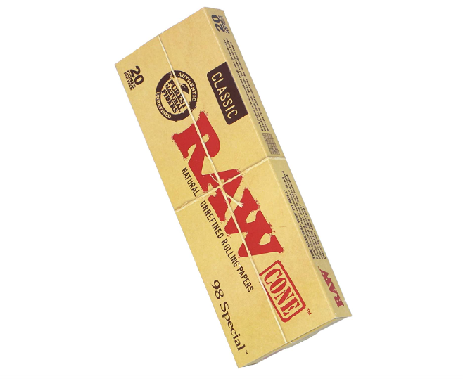 RAW CONE CLASSIC 98 SPECIAL 20 CONES PER PACK