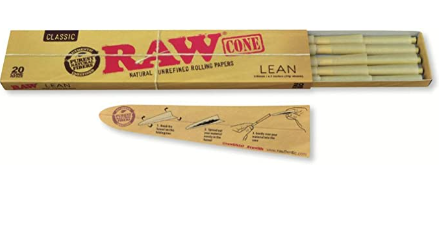 RAW CONE LEAN 20PACK