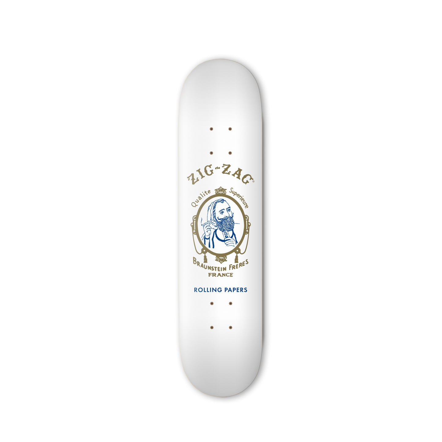 ZIG ZAG SKATEBOARD WHITE