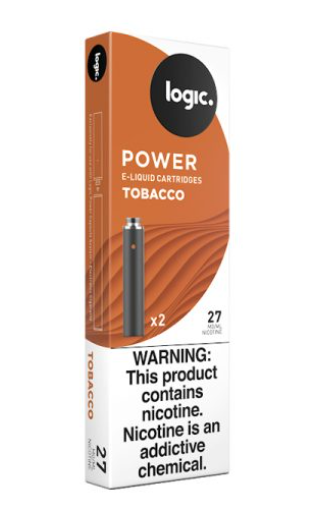LOGIC POWER TOBACCO 27MG/ML 10 PER PACK