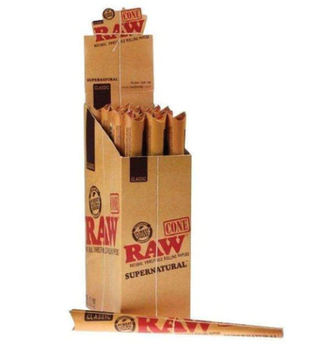 RAW CLASSIC CONES SUPERNATURAL 15 PACKS PER BOX