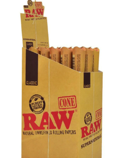 RAW CLASSIC CONES SUPERNATURAL 15 PACKS PER BOX