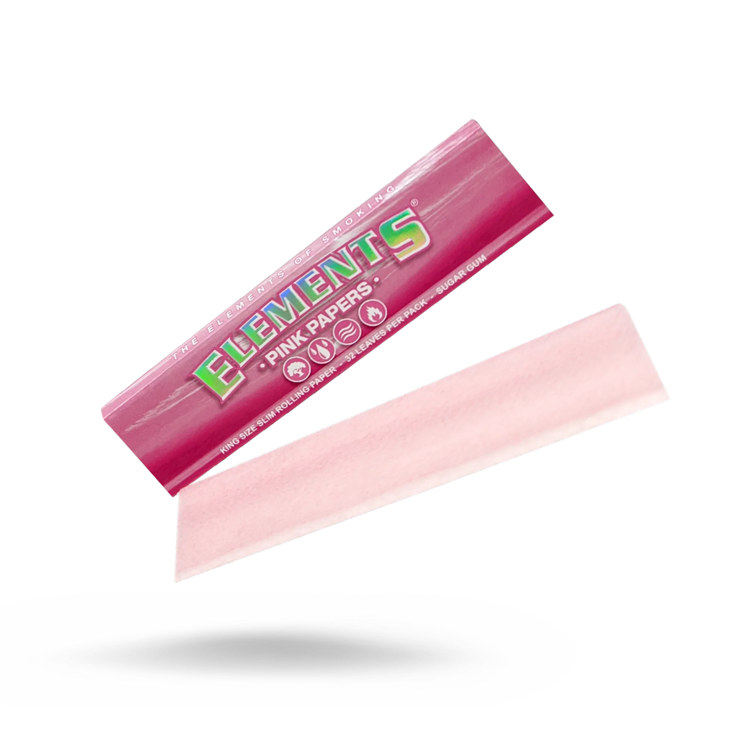 ELEMENTS PINK PAPERS KING SIZE SLIM 50 PACK