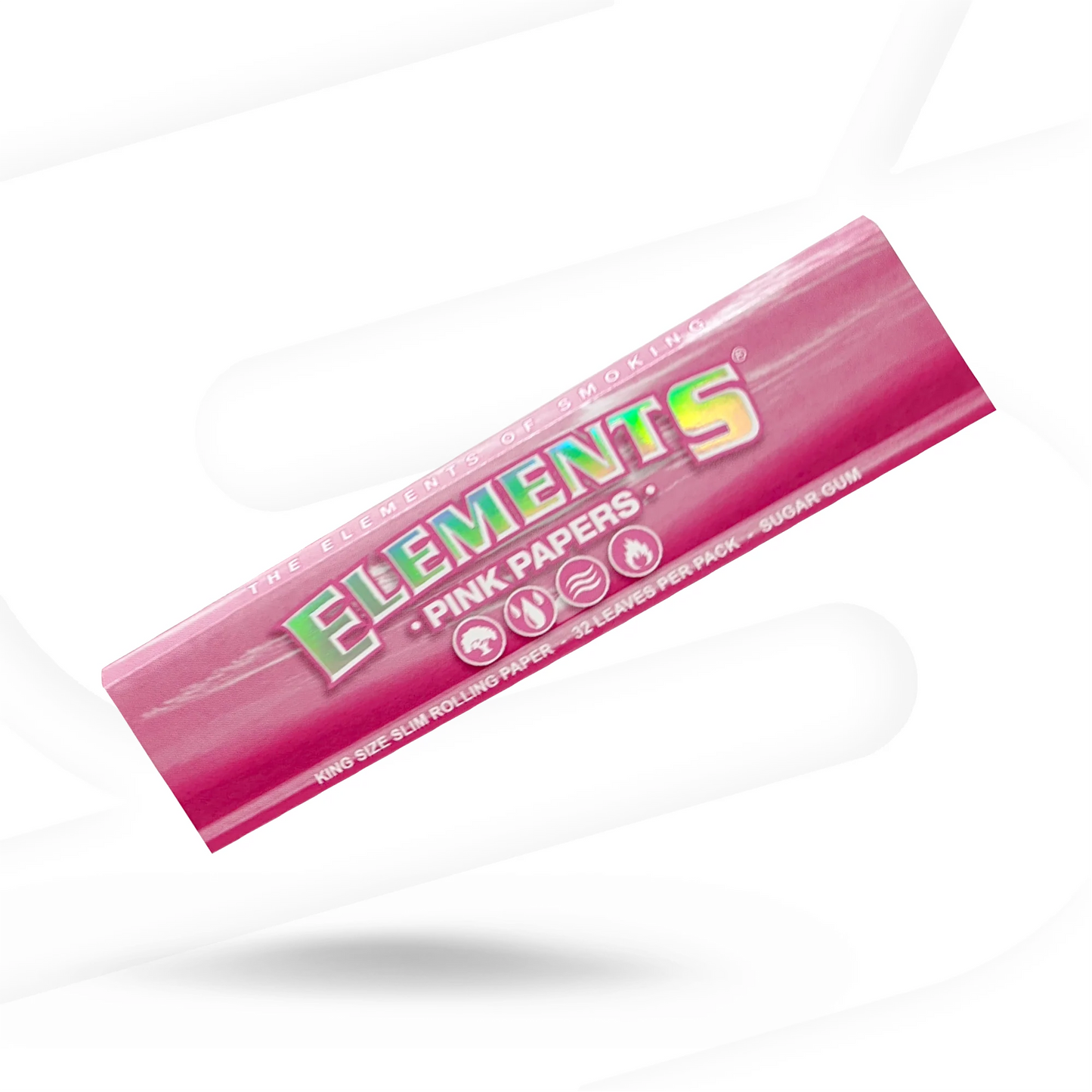 ELEMENTS PINK PAPERS KING SIZE SLIM 50 PACK