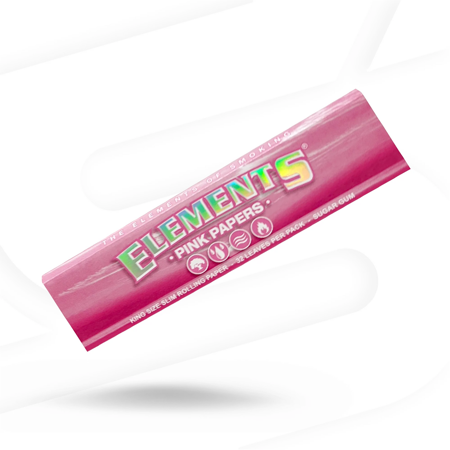 ELEMENTS PINK PAPERS KING SIZE SLIM  50 PACK
