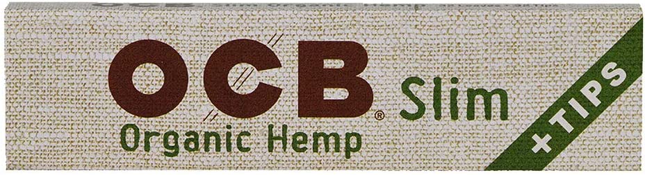 OCB ORGANIC HEMP SLIM + TIPS 24 PACK