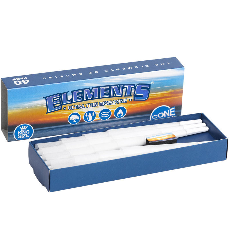 ELEMENTS CONE KINGSIZE 40CT