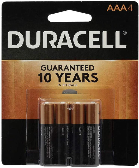 DURACELL BATTERY AAA 4PACK 18CARDS