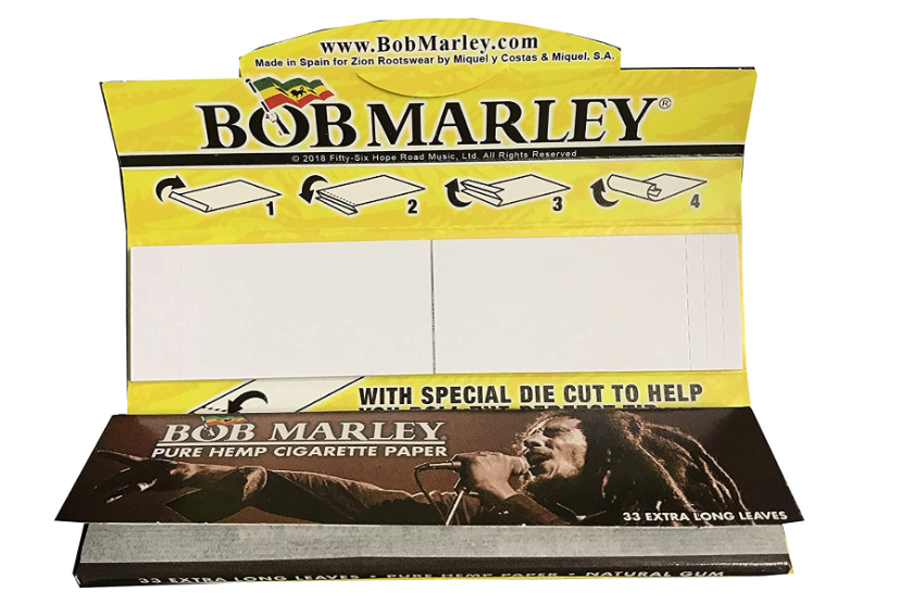 BOB MARLEY PURE HEMP KING SIZE WITH 33 TIPS 24 PACK