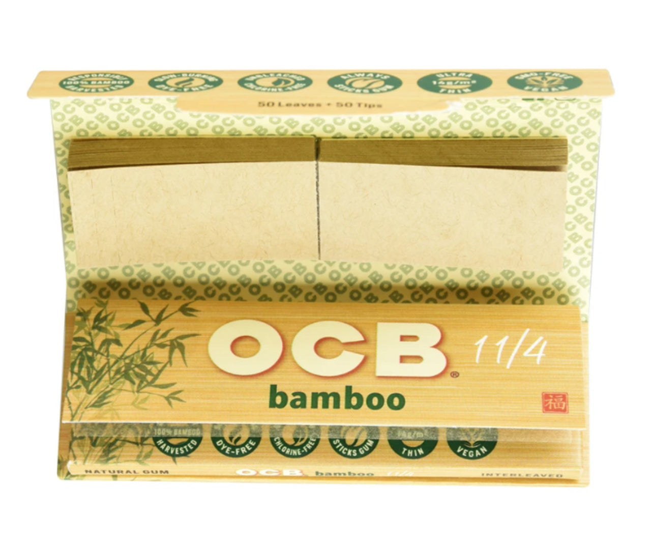 OCB BAMBOO 1-1/4 + TIPS