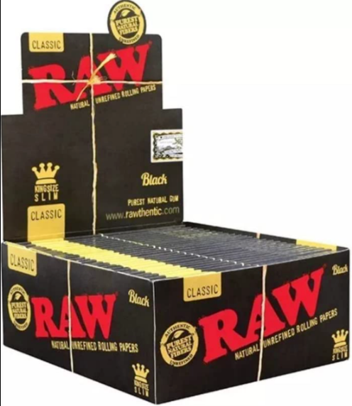 RAW CLASSIC BLACK  KING SIZE SLIM