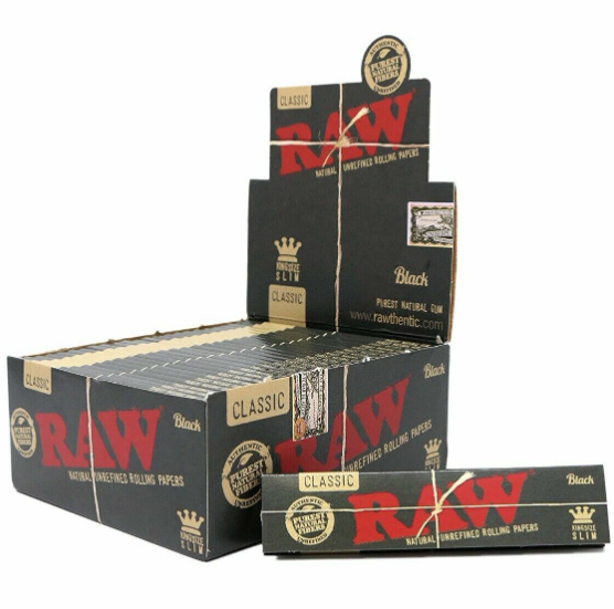 RAW CLASSIC BLACK KING SIZE SLIM