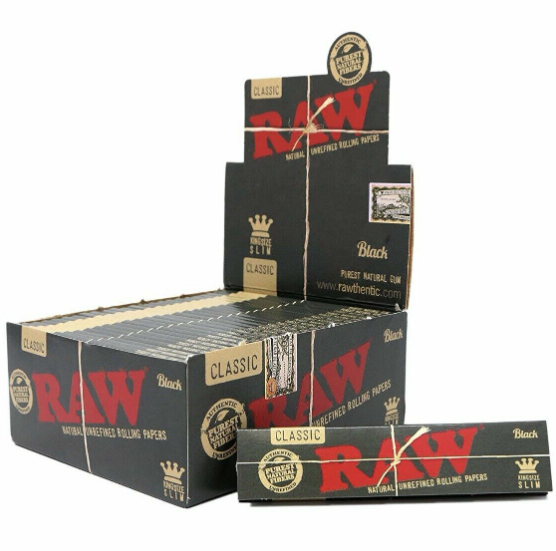 RAW CLASSIC BLACK  KING SIZE SLIM