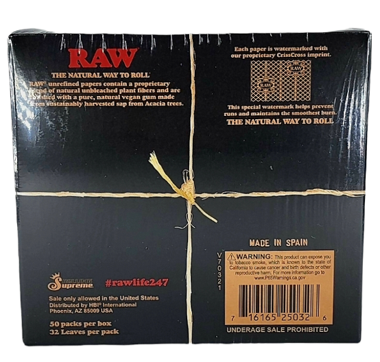 RAW CLASSIC BLACK  KING SIZE SLIM