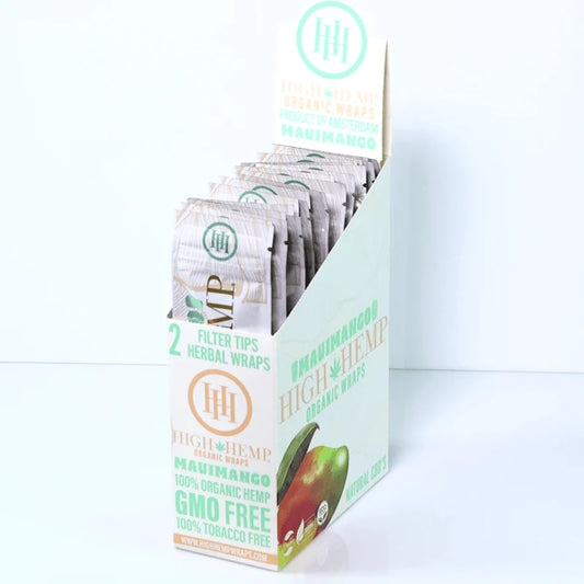 High Hemp Organic Wraps MauiMango 25 Pack Per Box