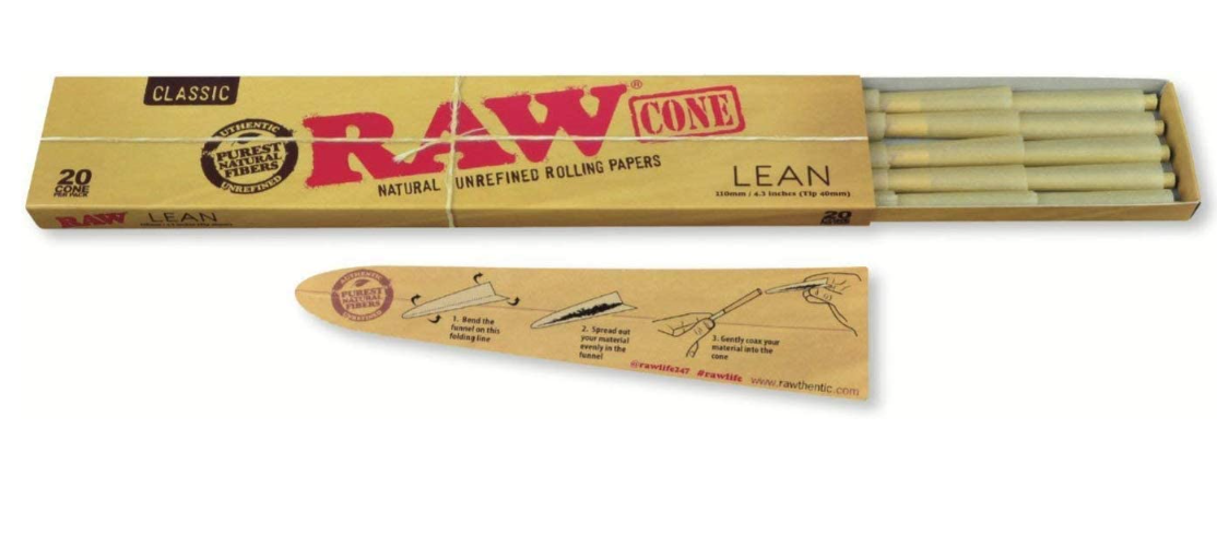 RAW CLASSIC PREROLL CONE KING SIZE 20CONES PER PACK