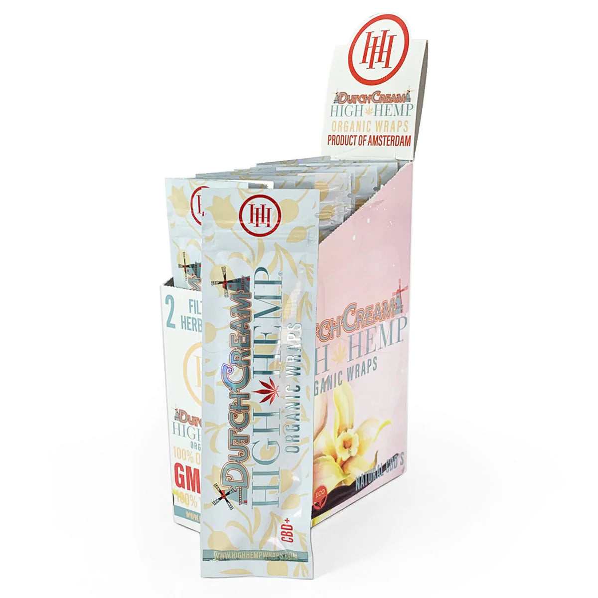 High Hemp Organic Wraps Dutch Cream 25 Pack Per Box