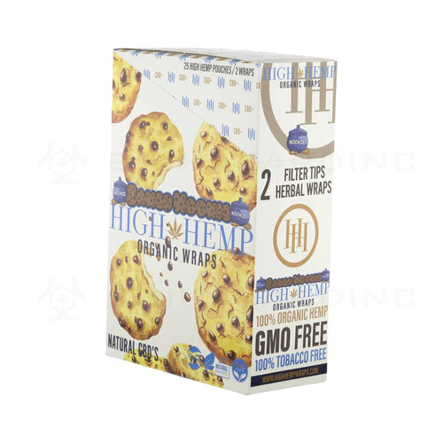 High Hemp Organic Wraps BackedKookie 25 Pack Per Box