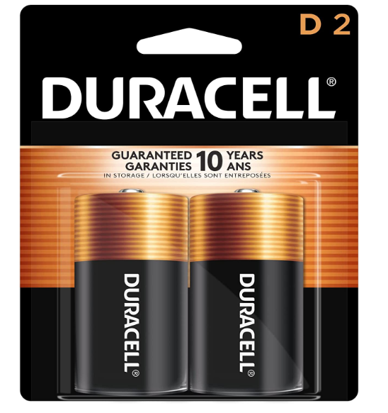 DURACELL BATTERY D2 6CARDS