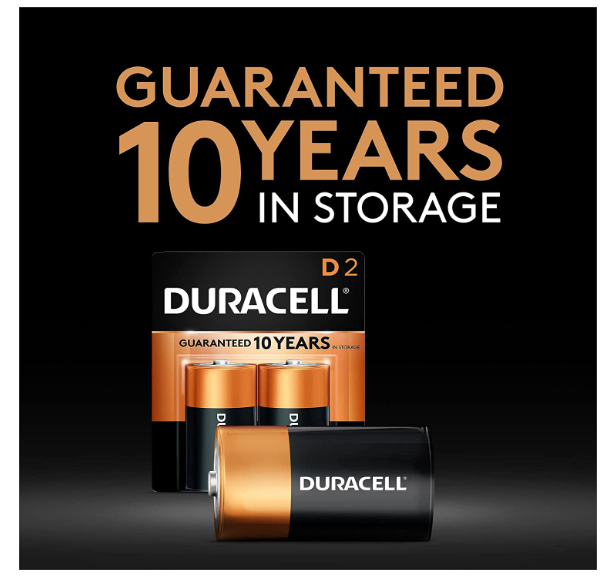DURACELL BATTERY D2 6CARDS