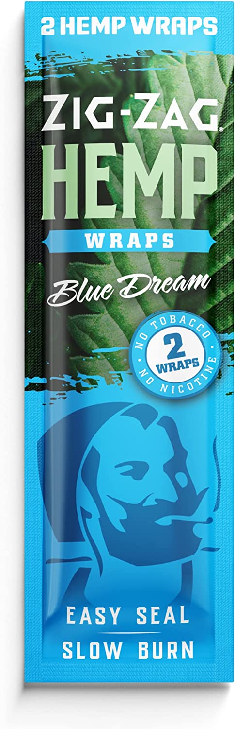 ZIG-ZAG Hemp Wraps Blue Dream 25 Pouches