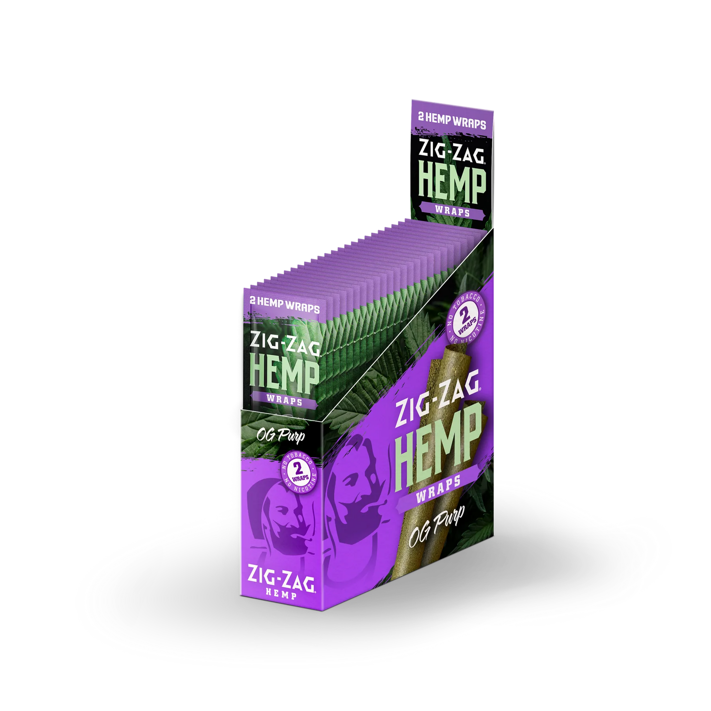 ZIG-ZAG Hemp Wraps OG Purp 25 Pouches