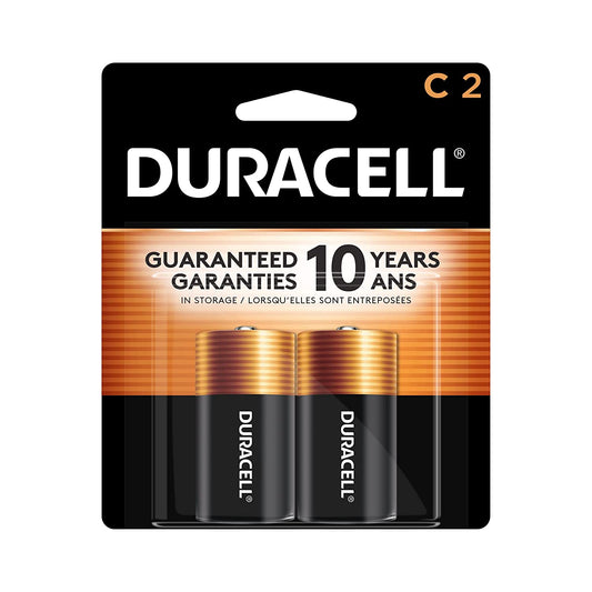 DURACELL BATTERY  "C2"USA  PACK 8 CARDS