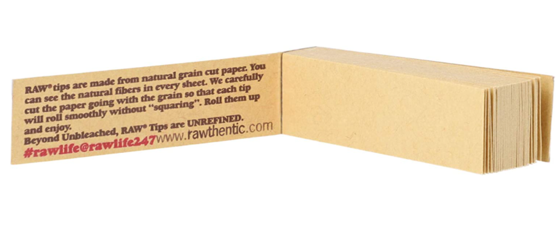 RAW TIPS 50 CT