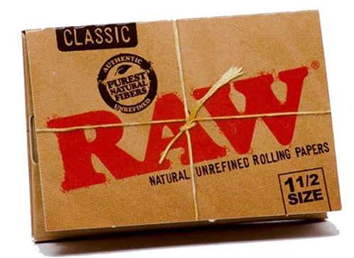 RAW CLASSIC PAPER 1 1/2 SIZE 25PACK