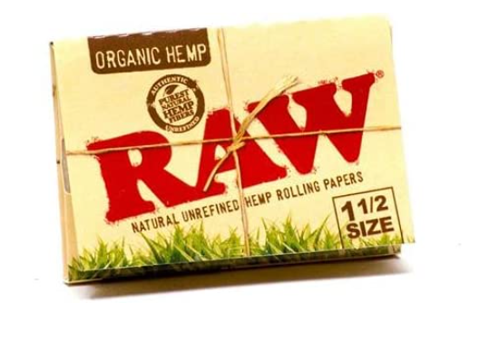 RAW ORGANIC PAPER 1-1/2 25 PER BOX
