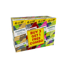 natty Organic Hemp wraps Buy 3 Get 1 Free Combo