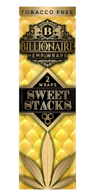 BILLIONAIRE "SWEET STACKS" HEMP WRAPS 25 PACKS