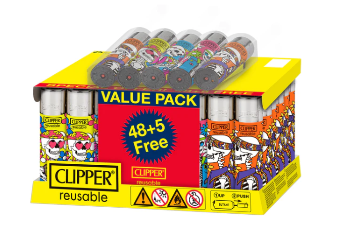 Clipper Lighter - Hippie Theme