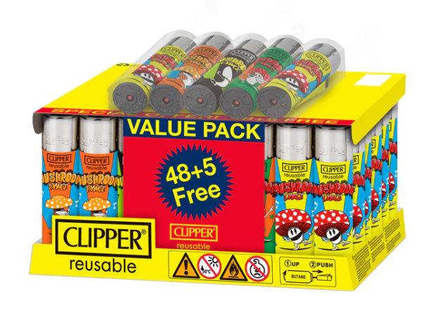 Clipper Lighter - Mushroom Dance