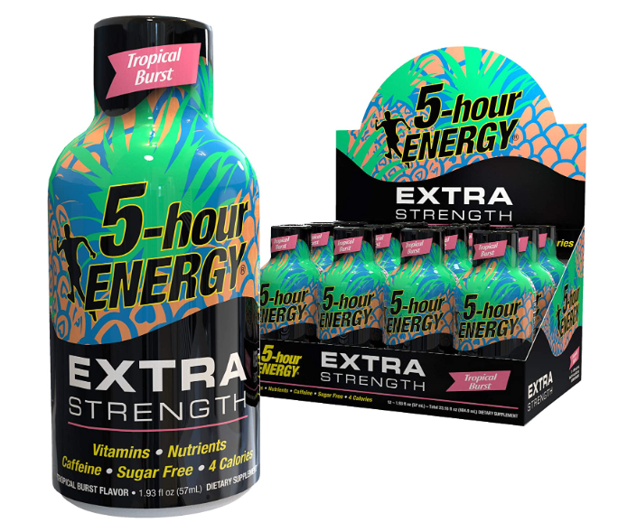 5 Hour Extra Strength Tropical Brust 12ct