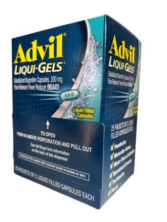 Advil Liquid Gel 25CT